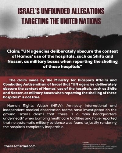 ISRAEL’S CLAIMS TARGETING THE UN DEBUNKED ONE BY ONE!