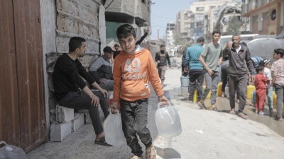 Abluka altındaki Gazze’de su krizi sürüyor