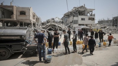 Abluka altındaki Gazze’de su krizi sürüyor