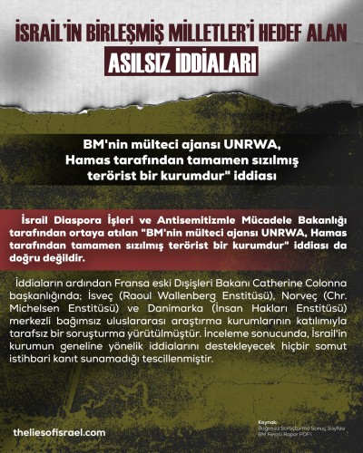 İSRAİL’İN BM’Yİ HEDEF ALAN YALANLARI TEK TEK ÇÜRÜTÜLDÜ!