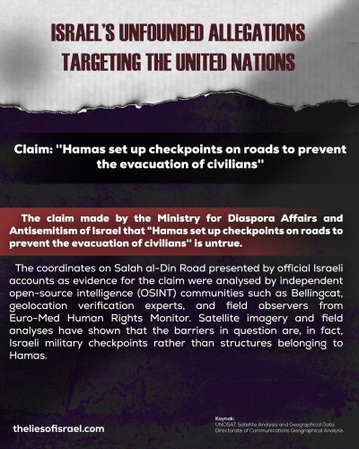 ISRAEL’S CLAIMS TARGETING THE UN DEBUNKED ONE BY ONE!