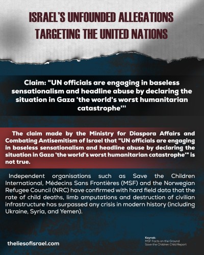 ISRAEL’S CLAIMS TARGETING THE UN DEBUNKED ONE BY ONE!