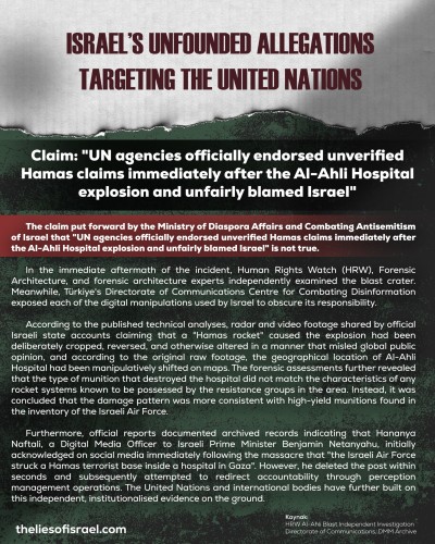 ISRAEL’S CLAIMS TARGETING THE UN DEBUNKED ONE BY ONE!