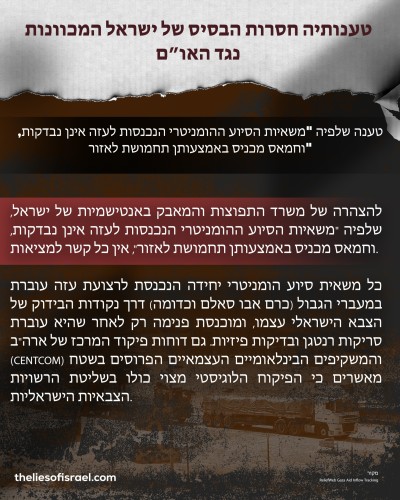 השקרים של ישראל המכוונים נגד האו”ם הופרכו אחד לאחד!